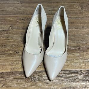 Vince Camuto Cream Pointed Heels